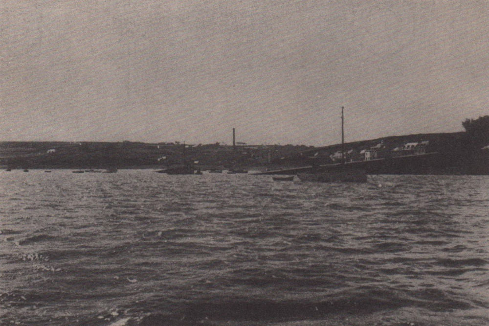L'Abervrac'h, Finistère. Admiralty intelligence photo 1943 old vintage print